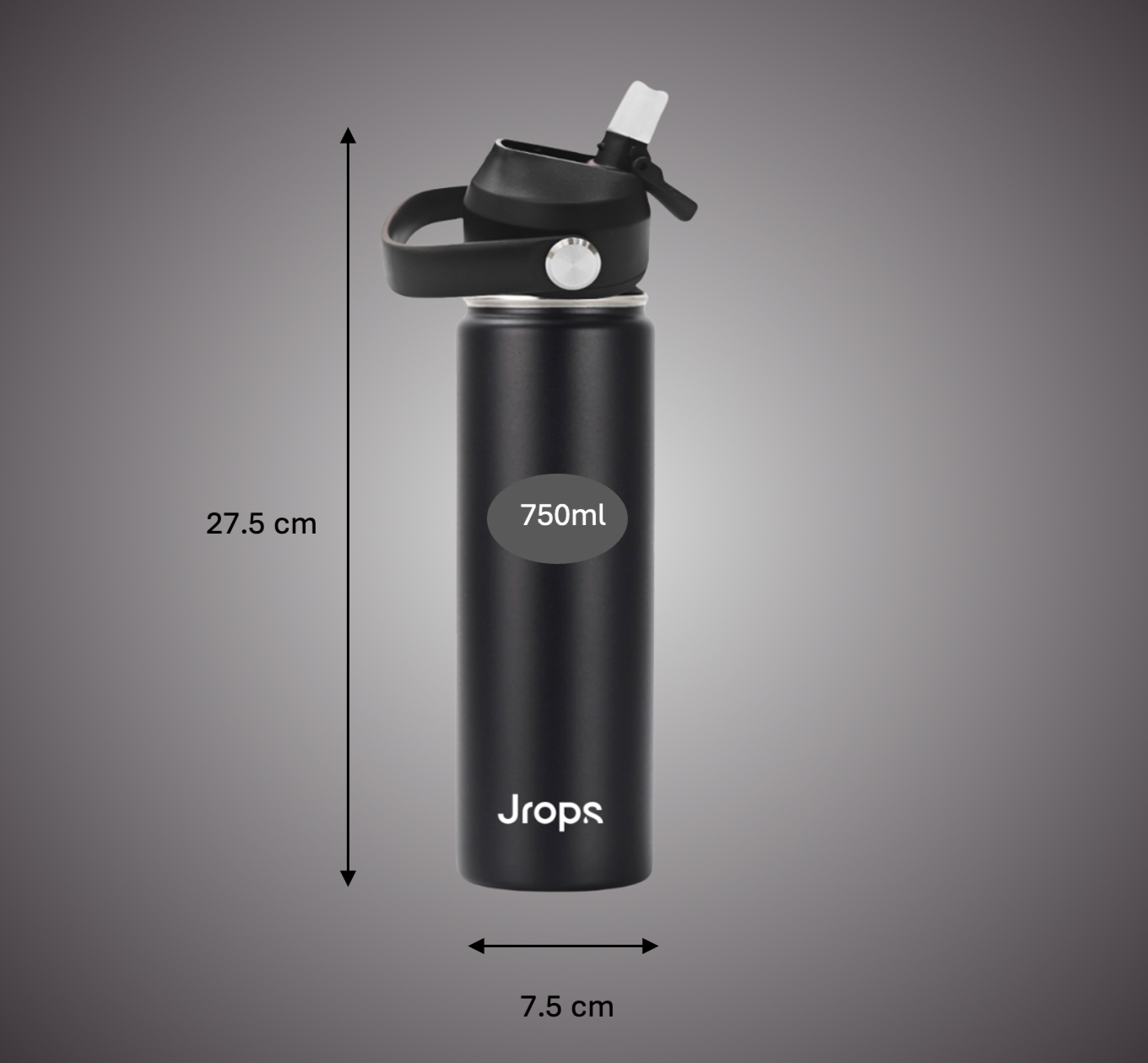 Black Jrops Bottle