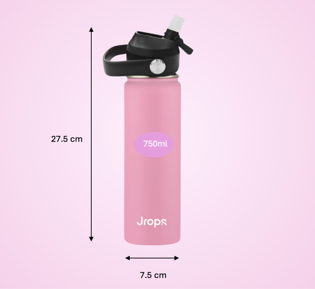 Pink Jrops Bottle
